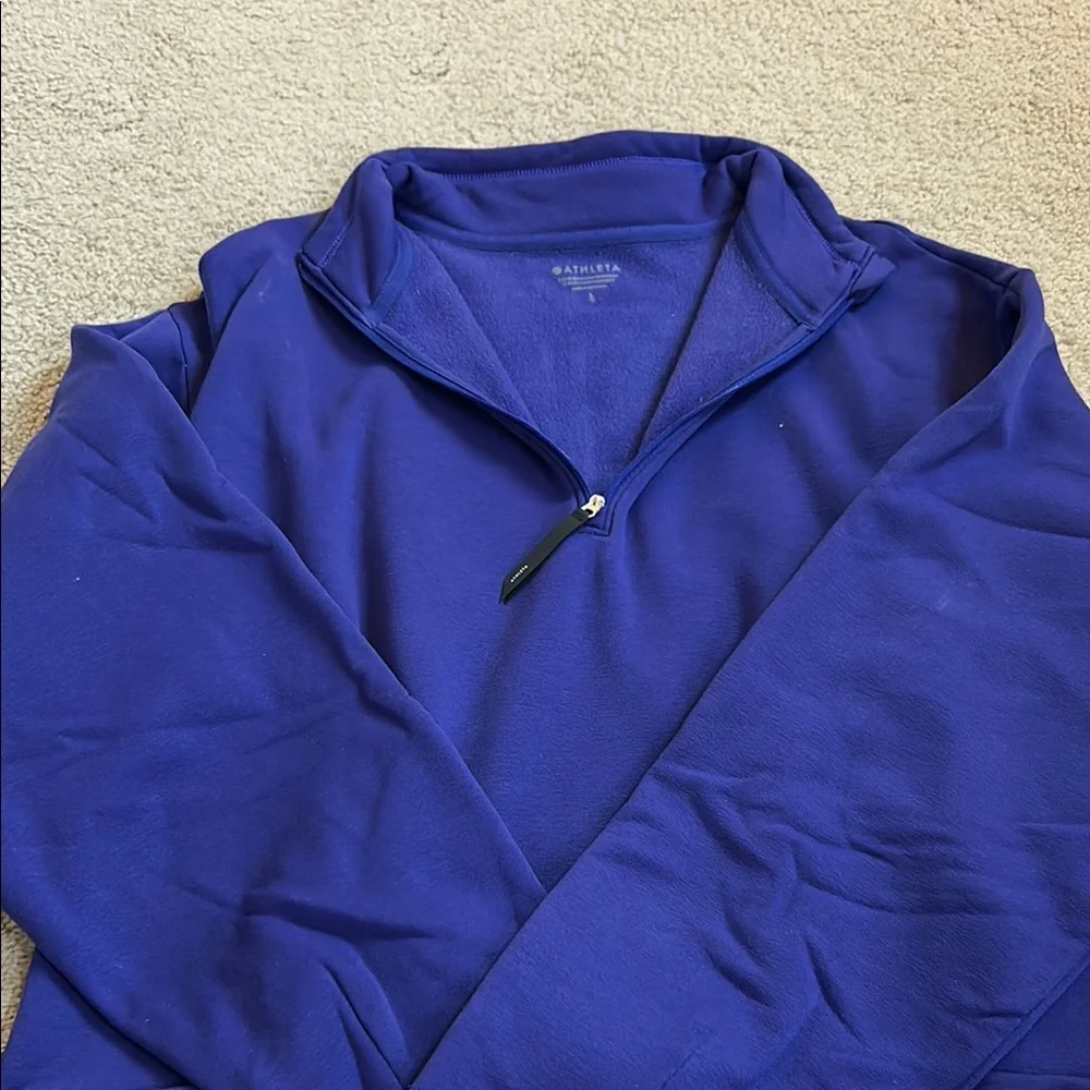 Athleta Blue Zip Up | L